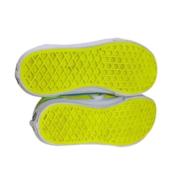 VANS Old Skool Neon Multicolor Low Top Skate Shoes Sneakers Size Men's 5.5/Women - Picture 2 of 5